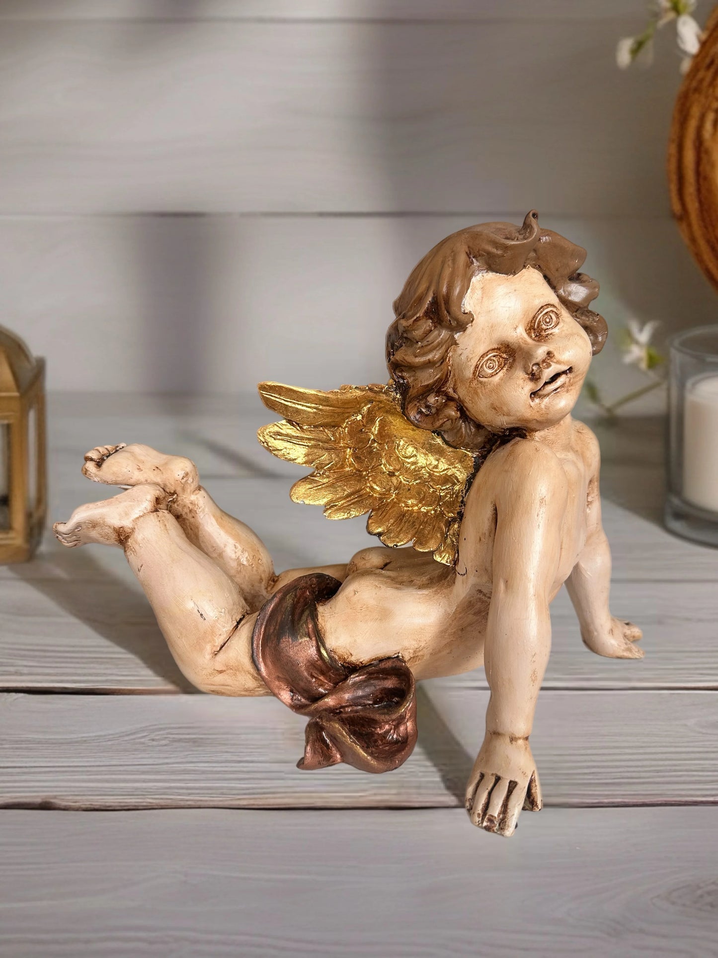 El boyaması barok melek biblosu - Masumiyetin Işığı sağ açı görseli