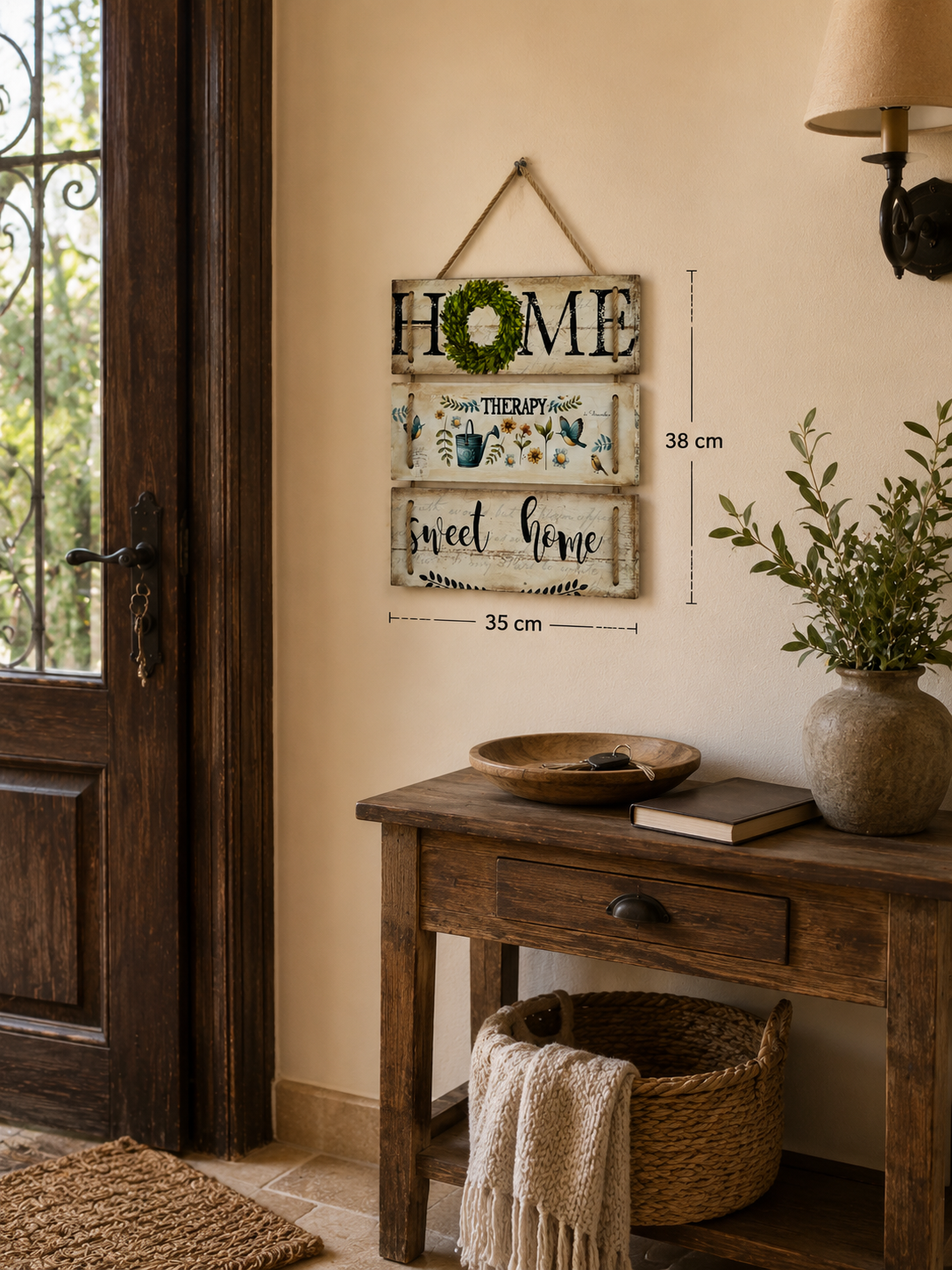 Home Therapy Ahşap Duvar Panosu