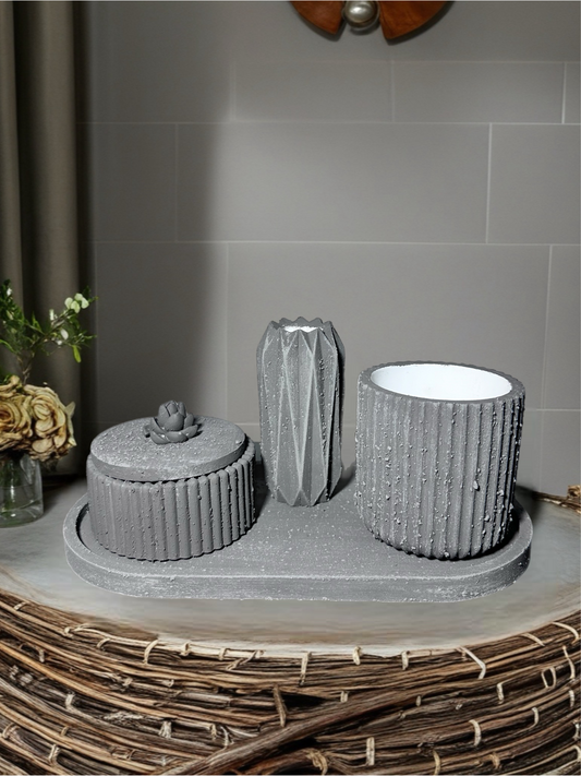 Antrasit Armoni Dekoratif Kapaklı Düzenleyici - Genel Görünüm