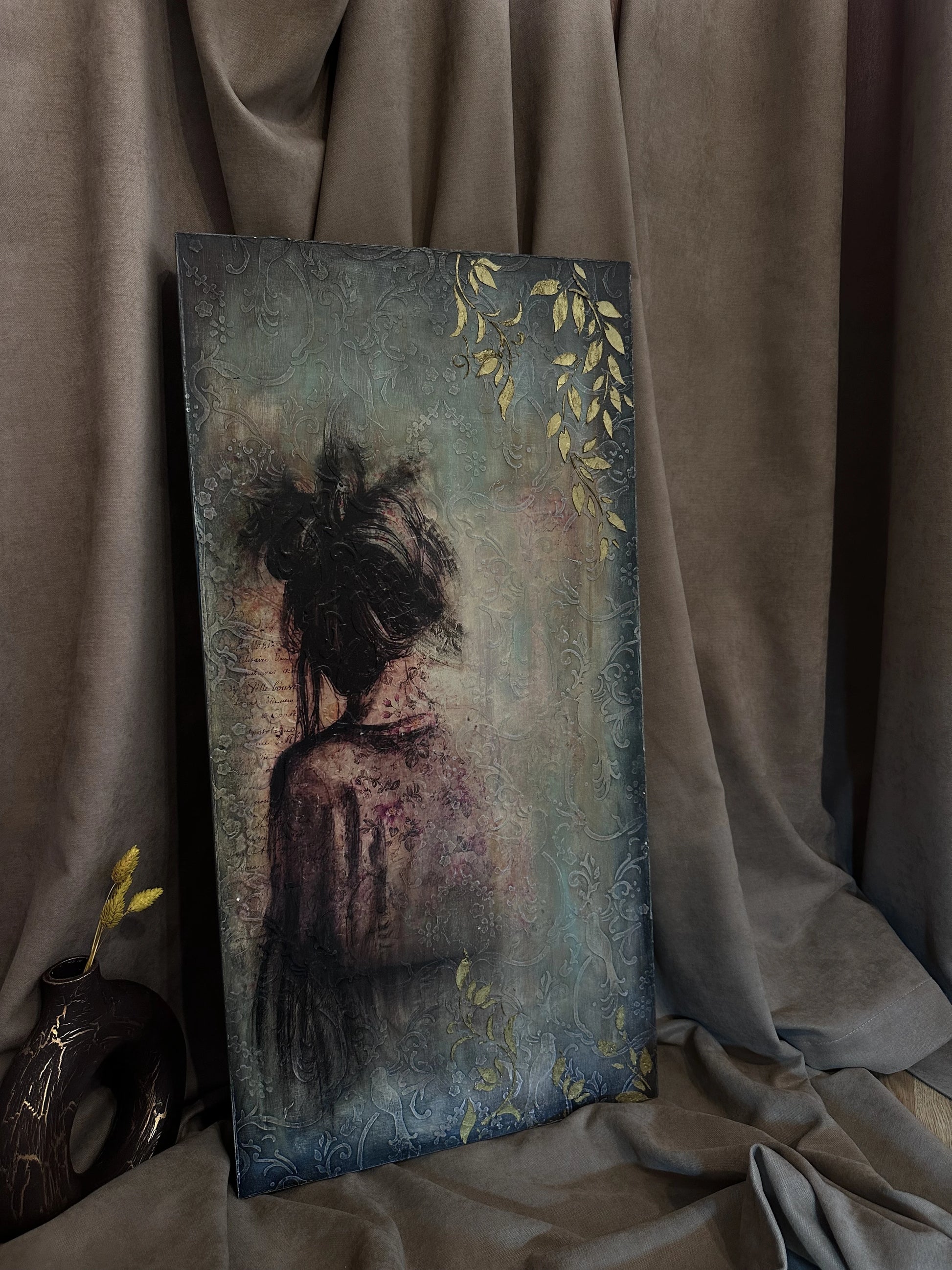 Solan Siluet Dekoratif Ahşap Tablo - Önden Görünüm