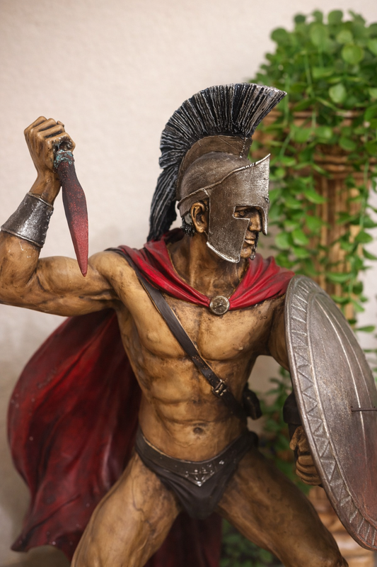 Leonidas – Spartan Warrior Premium Dekor Heykeli