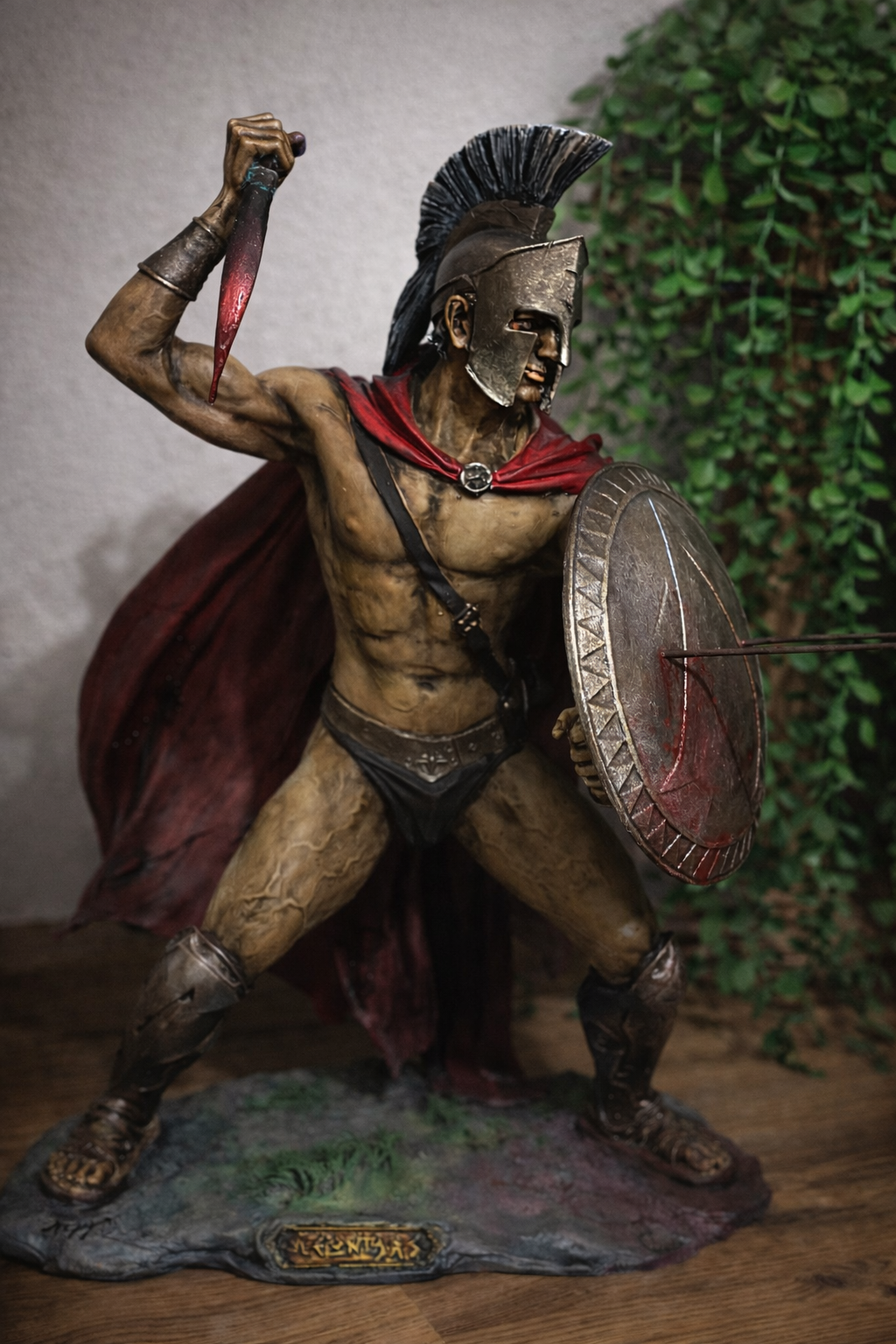 Leonidas – Spartan Warrior Premium Dekor Heykeli