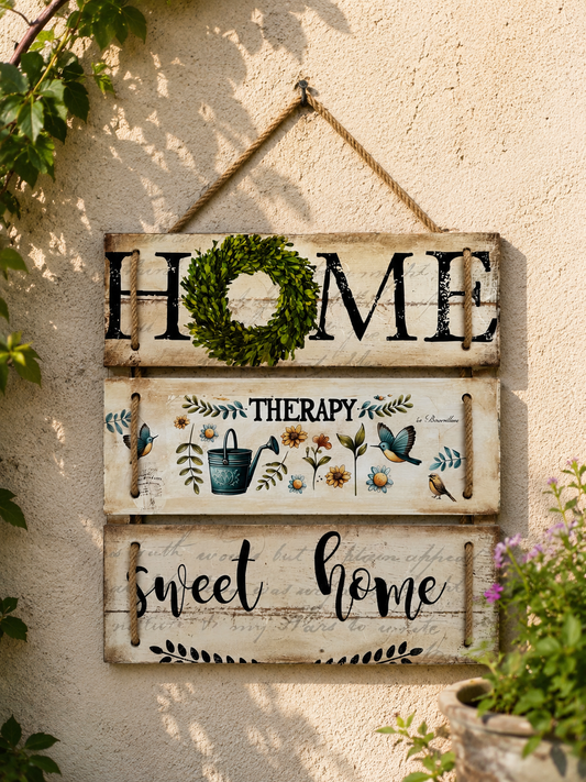Home Therapy Ahşap Duvar Panosu